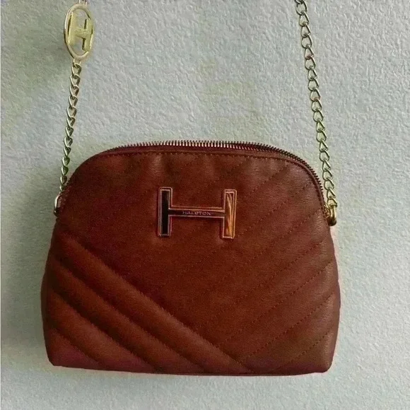 Halston Quilted Dome Crossbody - Picture 2 of 10